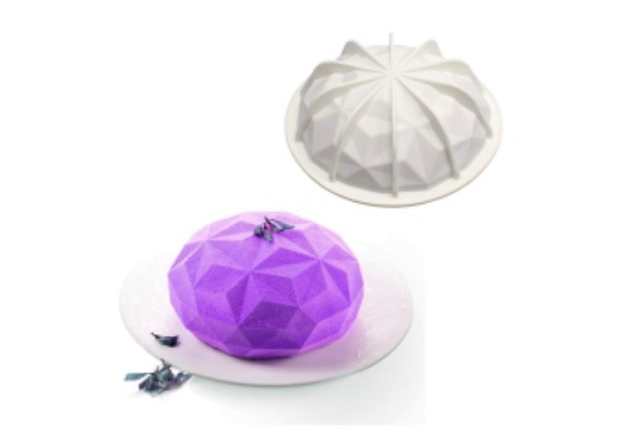 3D Diamond Round Silicone Mold