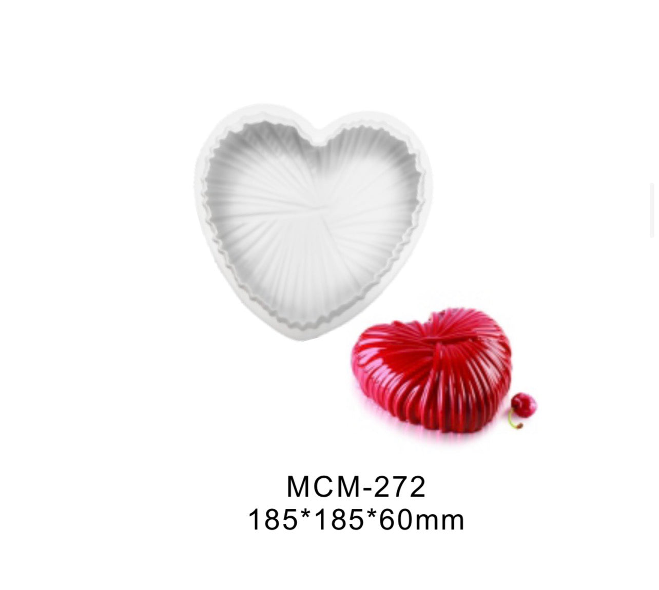 Textured Heart Mold